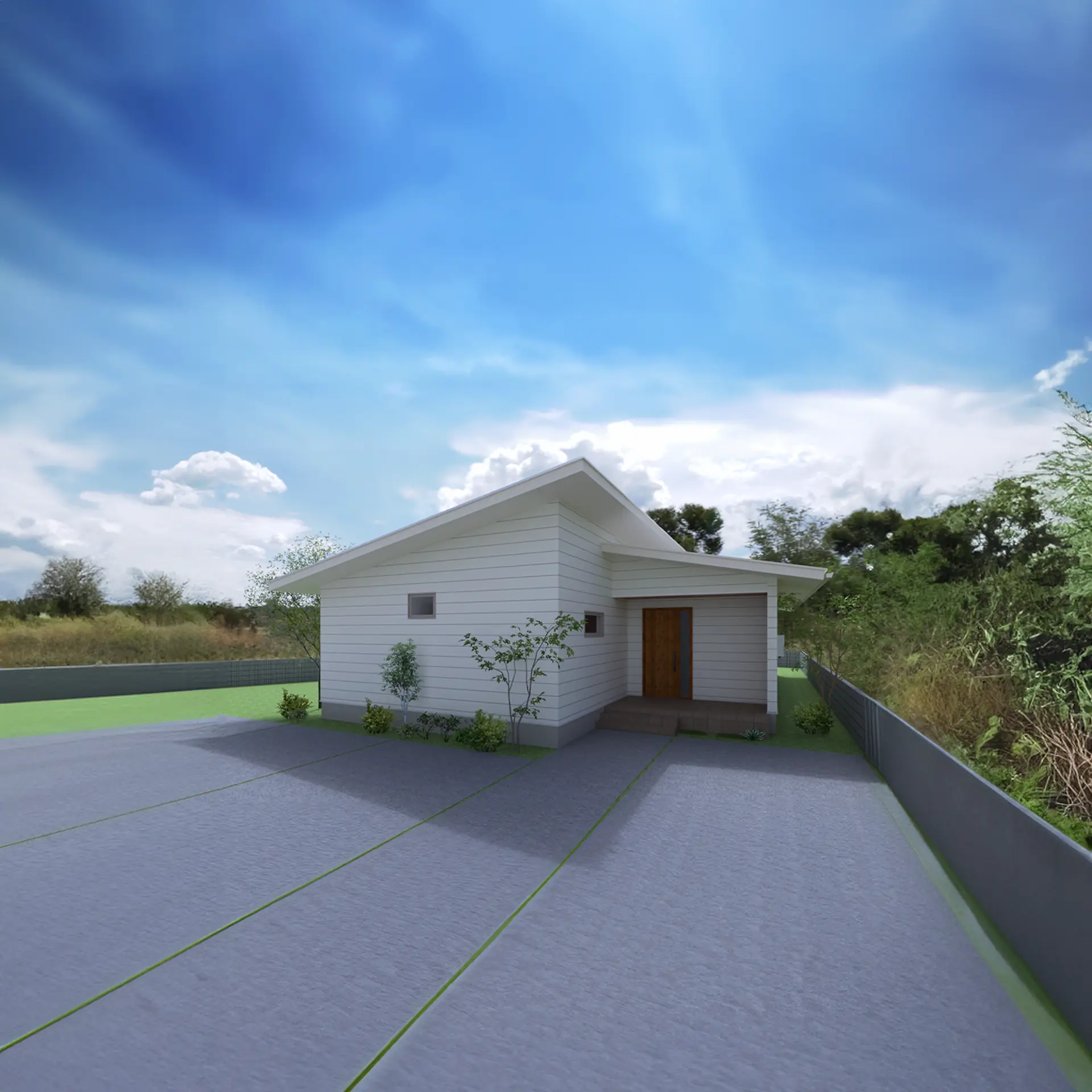 平屋の家 外観